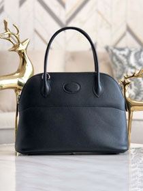 Hermes original epsom leather small bolide 27 bag B027 black