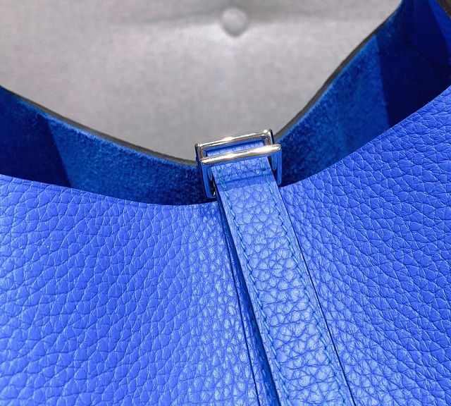 Hermes original togo leather picotin lock bag HP0022 mykonos
