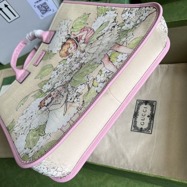 GG origianl canvas medium tote bag 550763 pink