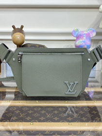 Louis vuitton original calfskin aerogram slingbag M57081 khaki green