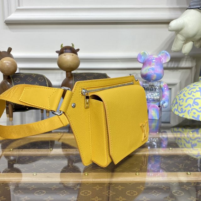 Louis vuitton original calfskin aerogram slingbag M59625 yellow