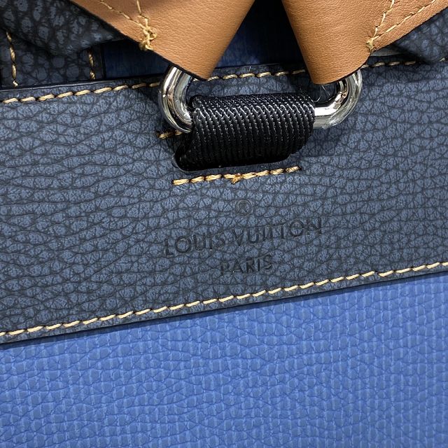 Louis vuitton original calfskin christopher backpack gm M46335 blue