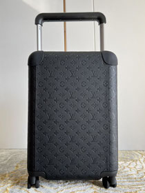 Louis vuitton original calfskin horizon 55 rolling luggage M20438 black