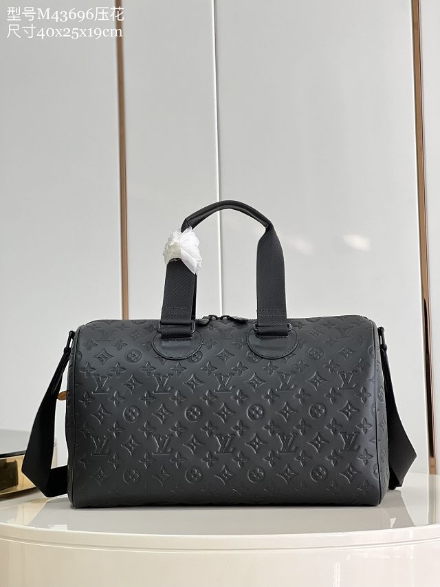 Louis vuitton original calfskin speedy 40 M43696 black