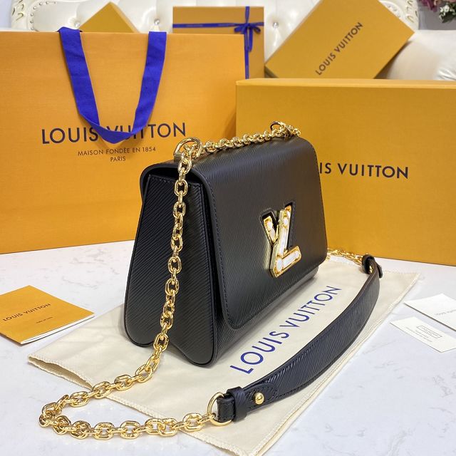 Louis vuitton original epi leather twist mm M59218 black