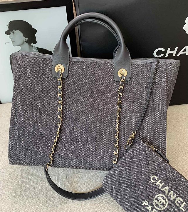 CC original mixed fibers small shopping bag AS3257 grey
