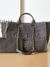 CC original shearling large shopping bag A66941 grey