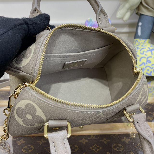 Louis vuitton original monogram calfskin speedy 20 M46575 grey