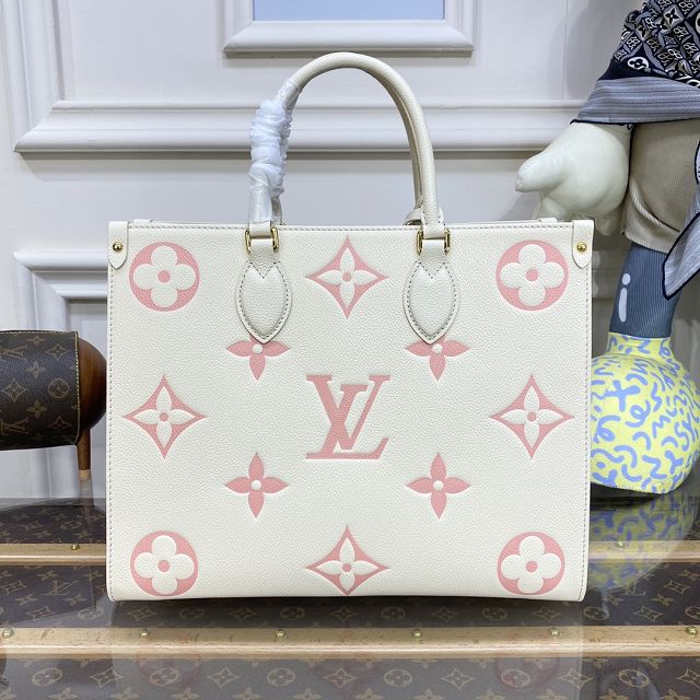 2023 Louis vuitton original calfskin onthego mm M21575 beige