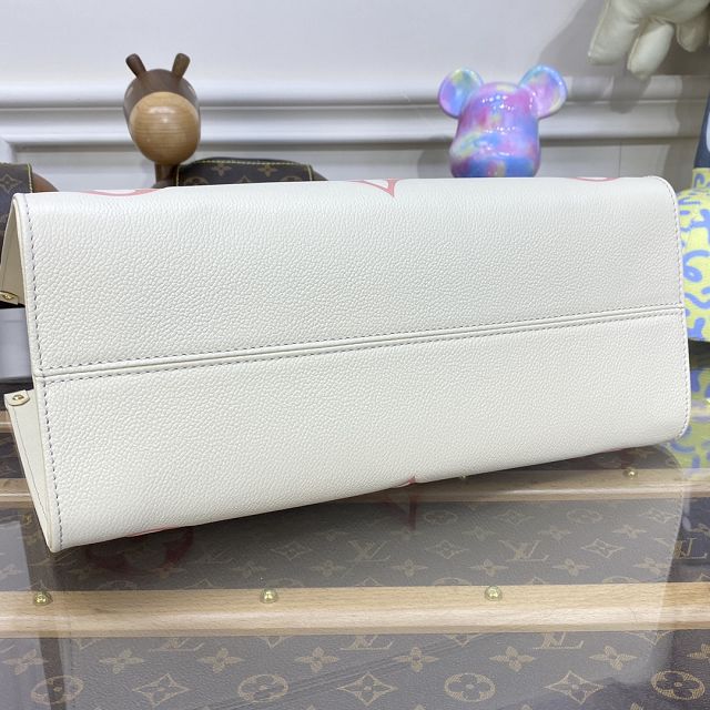 2023 Louis vuitton original calfskin onthego mm M21575 beige