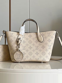 2023 Louis vuitton original mahina calfskin blossom pm tote M21909 cream