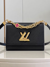 Louis vuitton original epi leather twist mm M21606 black