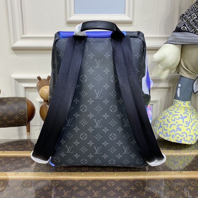 Louis vuitton original monogram eclipse discovery backpack M21429