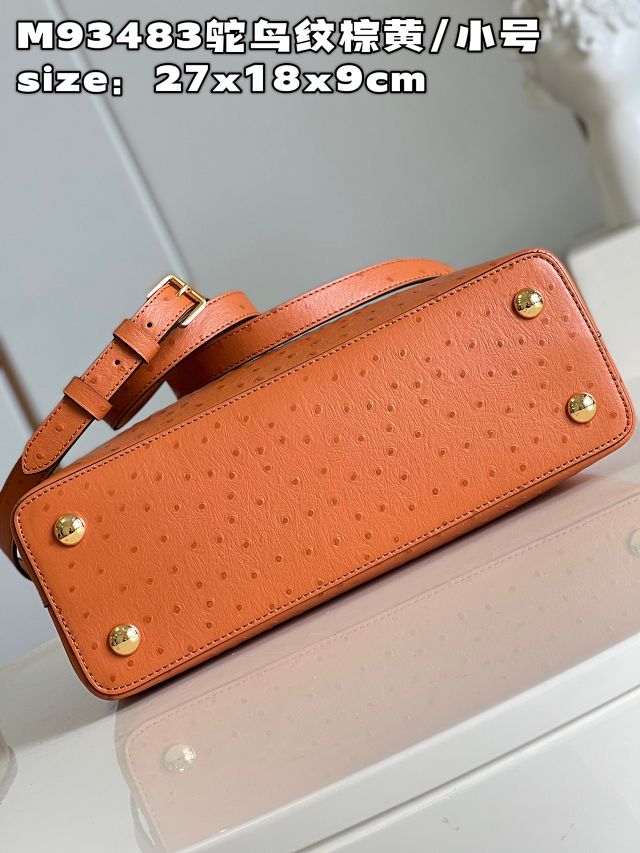 Louis vuitton original ostrich calfskin capucines BB handbag M48865 tan