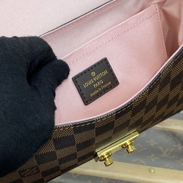 2023 Louis vuitton original damier ebene croisette handbag N40451