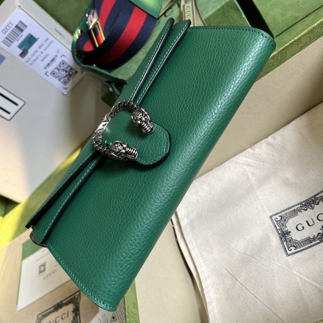 2023 GG original calfskin dionysus small shoulder bag 731782 green