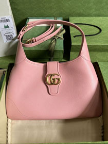 2023 GG original calfskin aphrodite medium shoulder bag 726274 pink