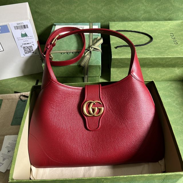 2023 GG original calfskin aphrodite medium shoulder bag 726274 red