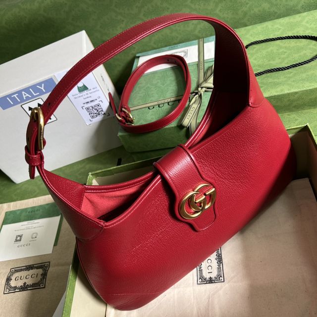 2023 GG original calfskin aphrodite medium shoulder bag 726274 red