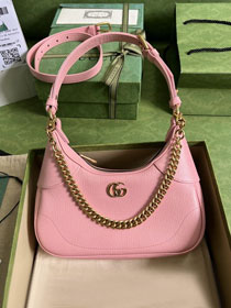 2023 GG original calfskin aphrodite small shoulder bag 731817 pink