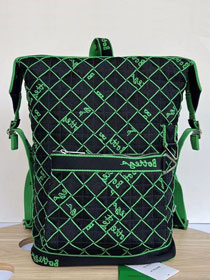 BV original cotton large backpack 658972 black&green