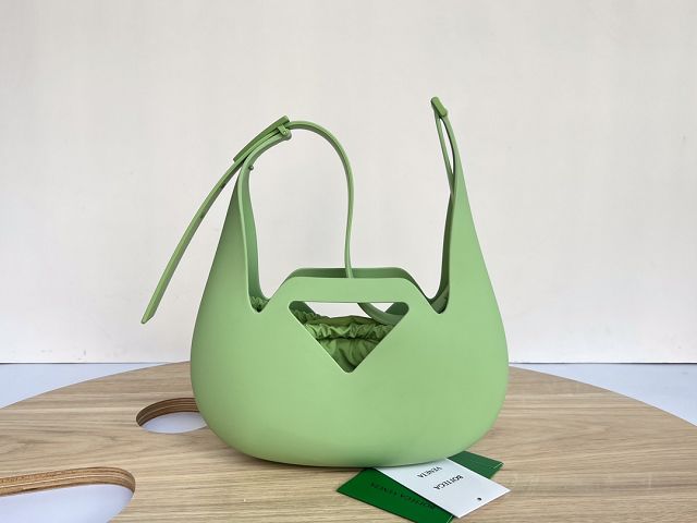 BV original rubber hobo bag 696920 light green