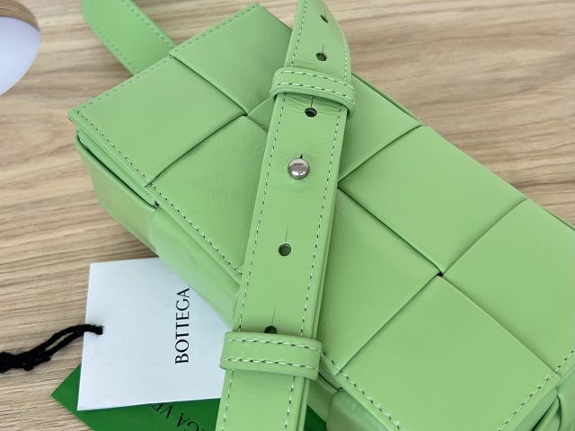 BV original calfskin cassette belt bag 651053 pistachio