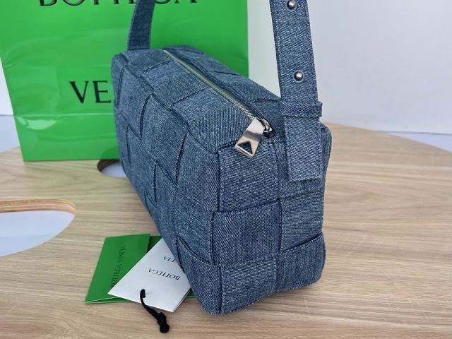 BV original denim brick cassette bag 709628 blue