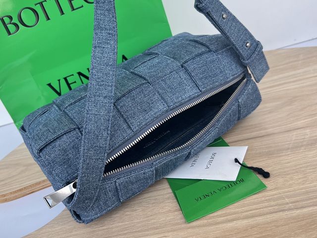 BV original denim brick cassette bag 709628 blue