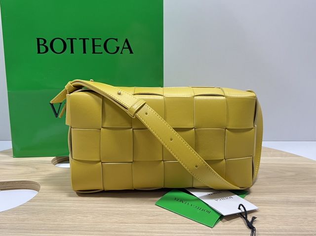 BV original lambskin brick cassette bag 709360 pollen