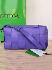 BV original lambskin brick cassette bag 709360 purple