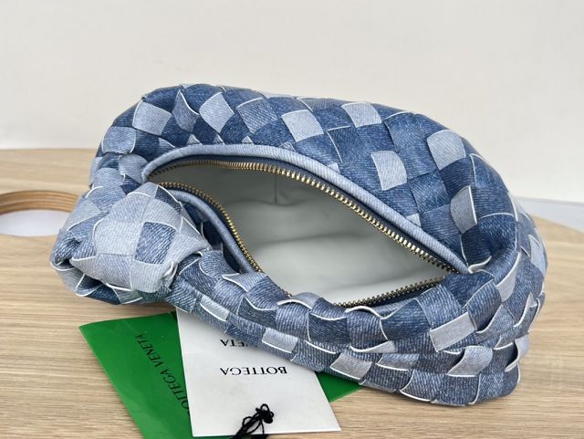 BV original lambskin mini jodie bag 651876 denim blue