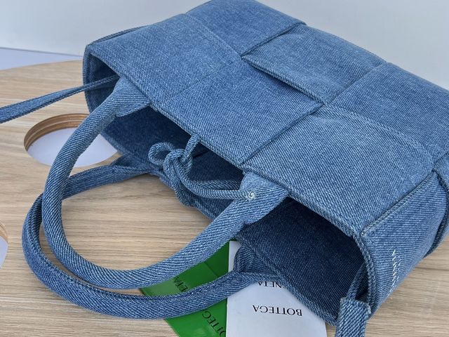 BV original denim mini arco tote bag 714613 blue