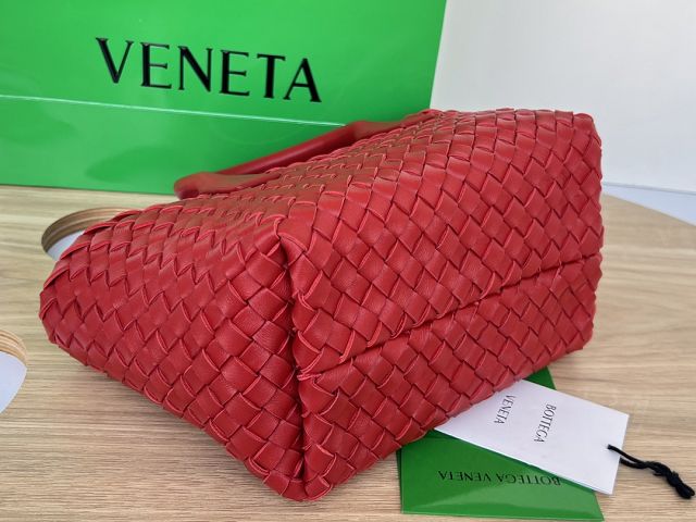 BV original lambskin mini cabat tote bag 709464 red