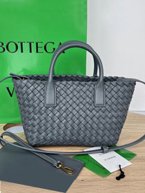 BV original lambskin mini cabat tote bag 709464 thunder