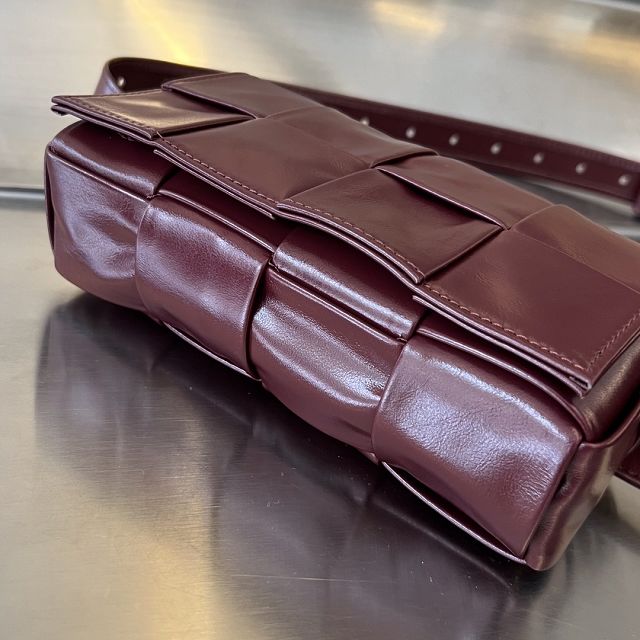 BV original calfskin cassette belt bag 651053 barolo