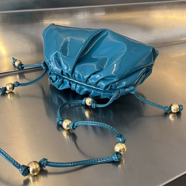 BV original patent calfskin mini pouch 680186 blue