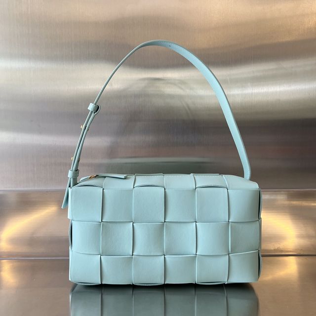 BV original lambskin brick cassette bag 709360 tiffany blue