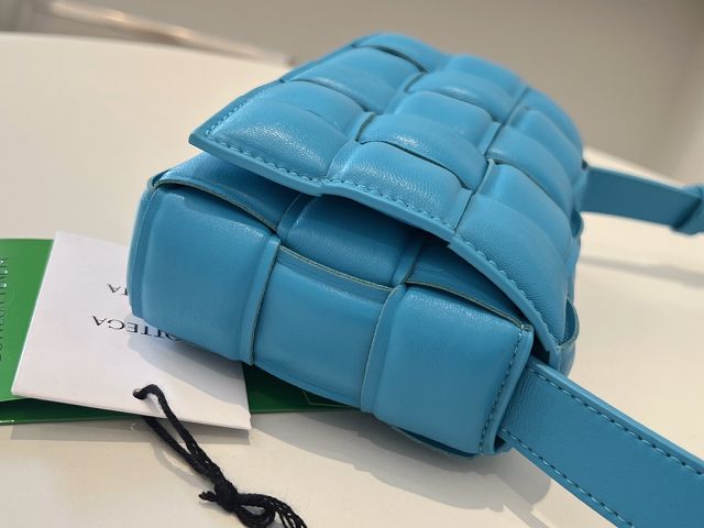 BV original lambskin small padded cassette bag 717506 pool