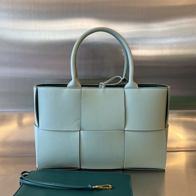 BV original lambskin small arco tote bag 652867 new sauge