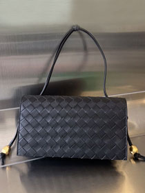 BV original lambskin trio pouch on strap 717435 black