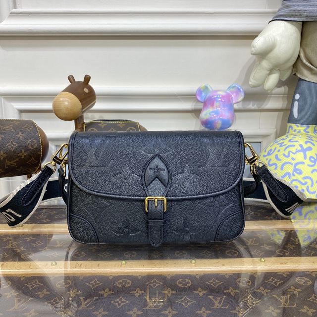 2023 Louis vuitton original calfskin diane satchel M46386 black