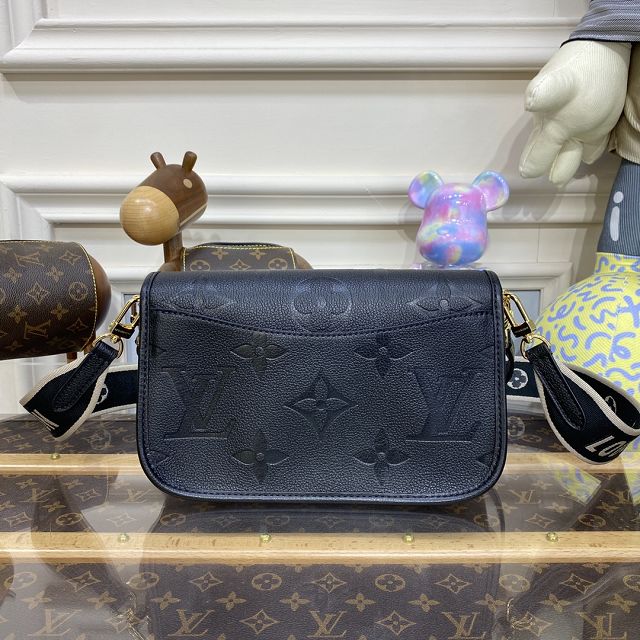 2023 Louis vuitton original calfskin diane satchel M46386 black