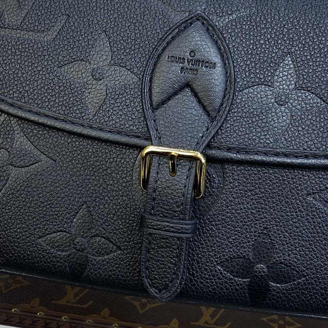 2023 Louis vuitton original calfskin diane satchel M46386 black