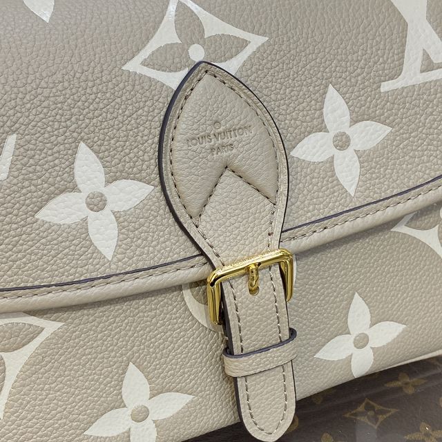 2023 Louis vuitton original calfskin diane satchel M46388 grey