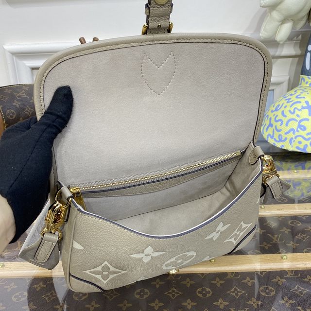 2023 Louis vuitton original calfskin diane satchel M46388 grey