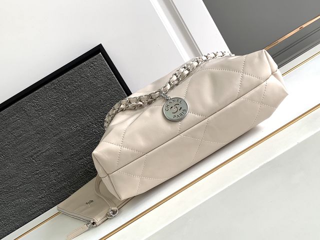 2023 CC original calfskin 22 small handbag AS3260 beige