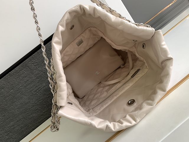 2023 CC original calfskin 22 small handbag AS3260 beige