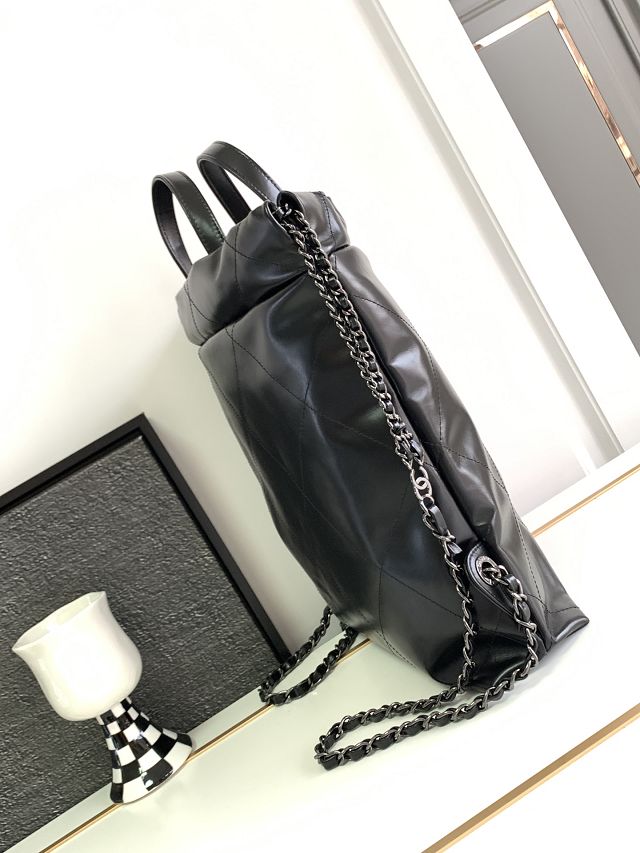 2023 CC original calfskin small 22 backpack AS3859 allblack