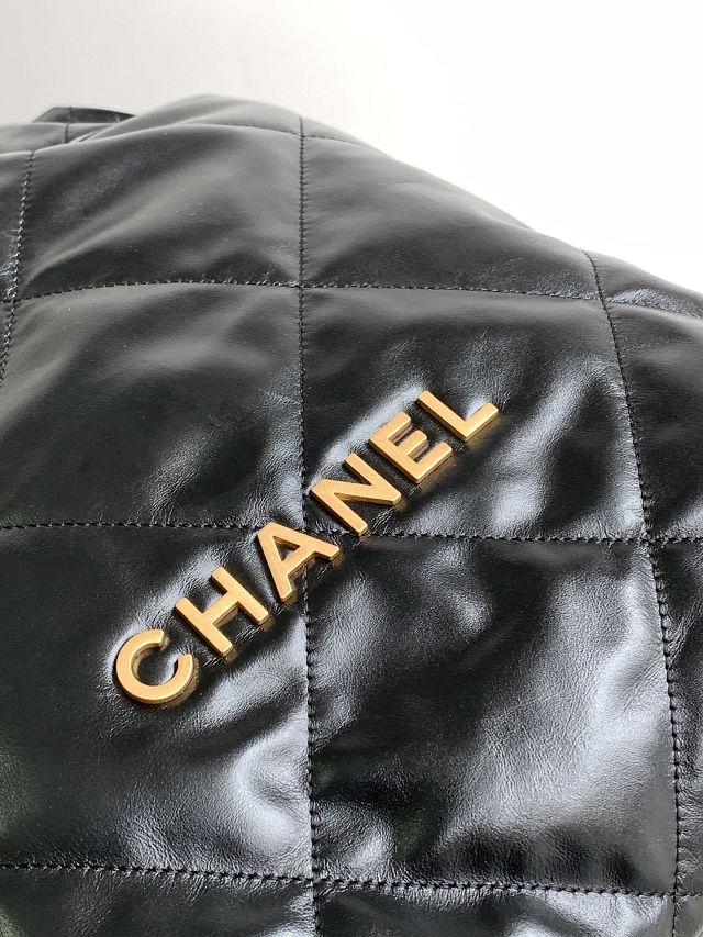2023 CC original calfskin small 22 backpack AS3859 black